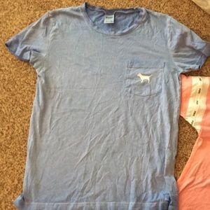 blue PINK shirt